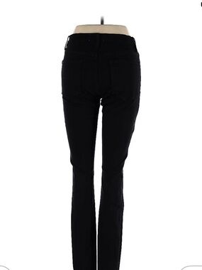 Frame Denim High-Rise Black Slim Bootcut Jeans